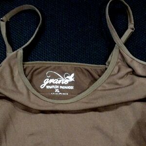 Brown Spaghetti Strap Tank Top - Juniors XL - Either That Or It Shrunk Real Good